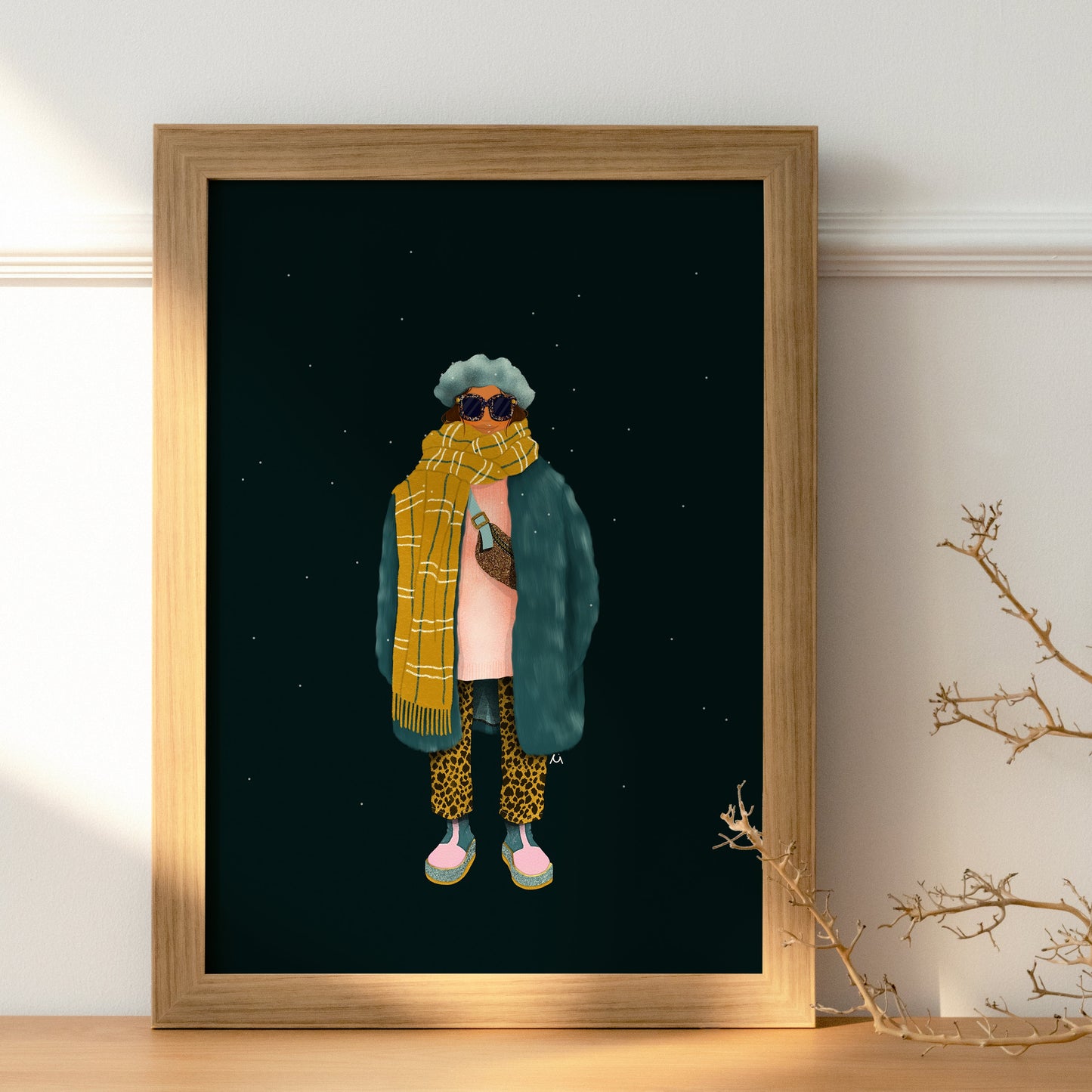 Illustrations personnalisées - Portrait personnalisé en pied