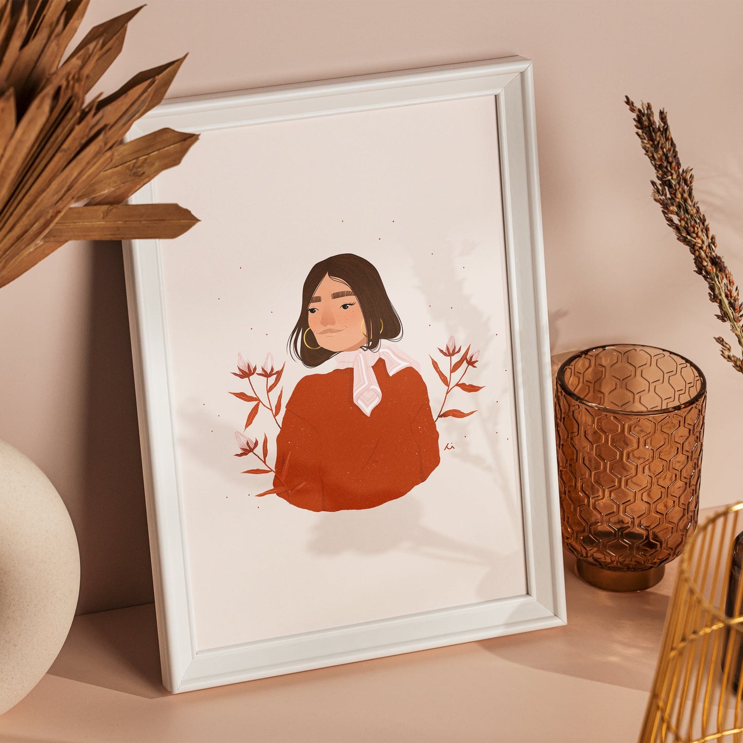 Illustrations personnalisées - Portrait personnalisé en buste