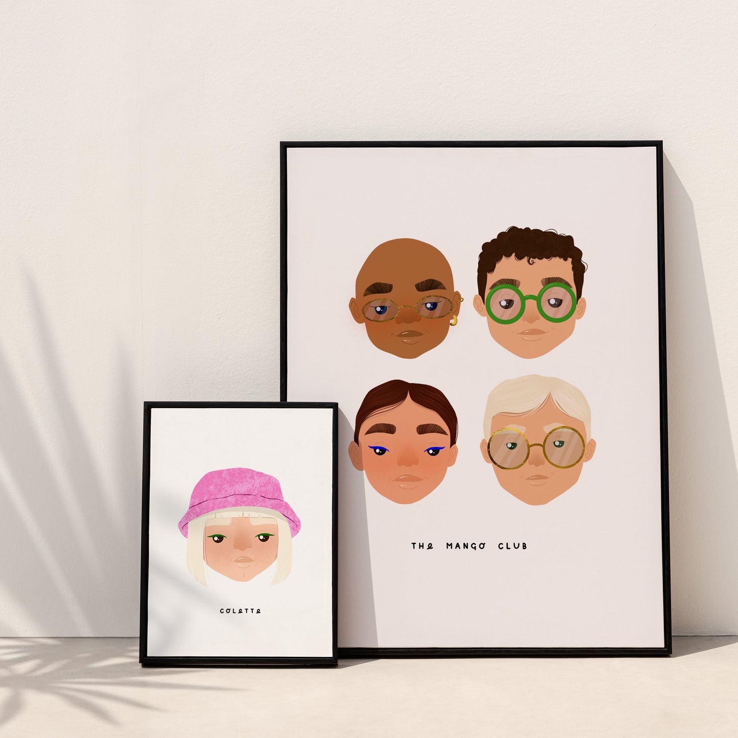 Illustrations personnalisées - Portrait personnalisé Visage