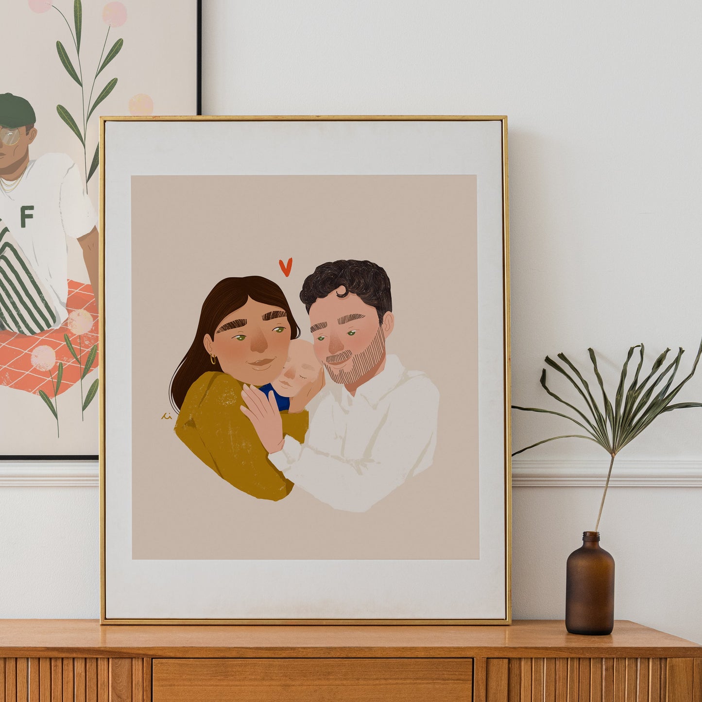 Illustrations personnalisées - Portrait personnalisé en buste