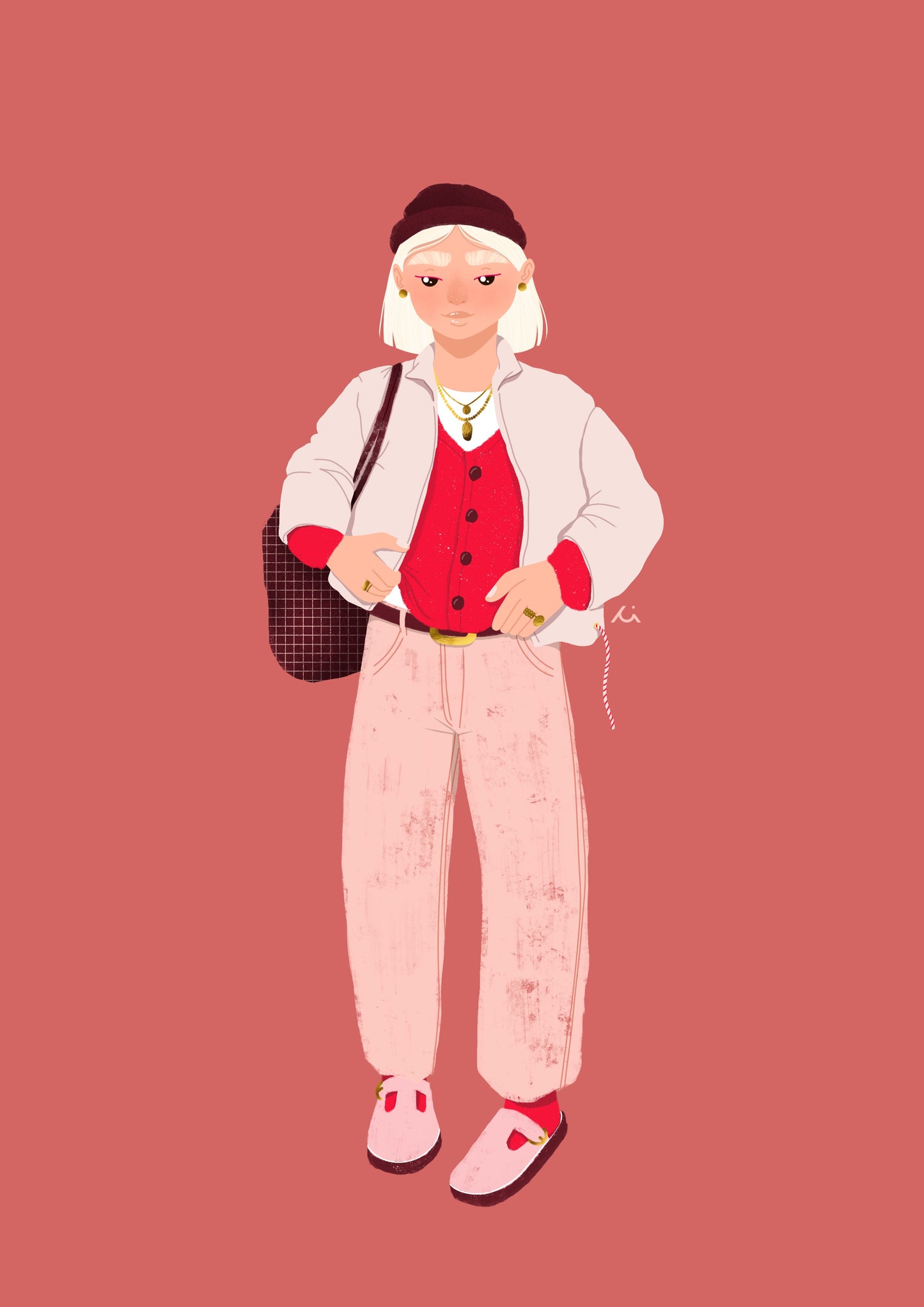 Illustrations personnalisées - Portrait personnalisé en pied