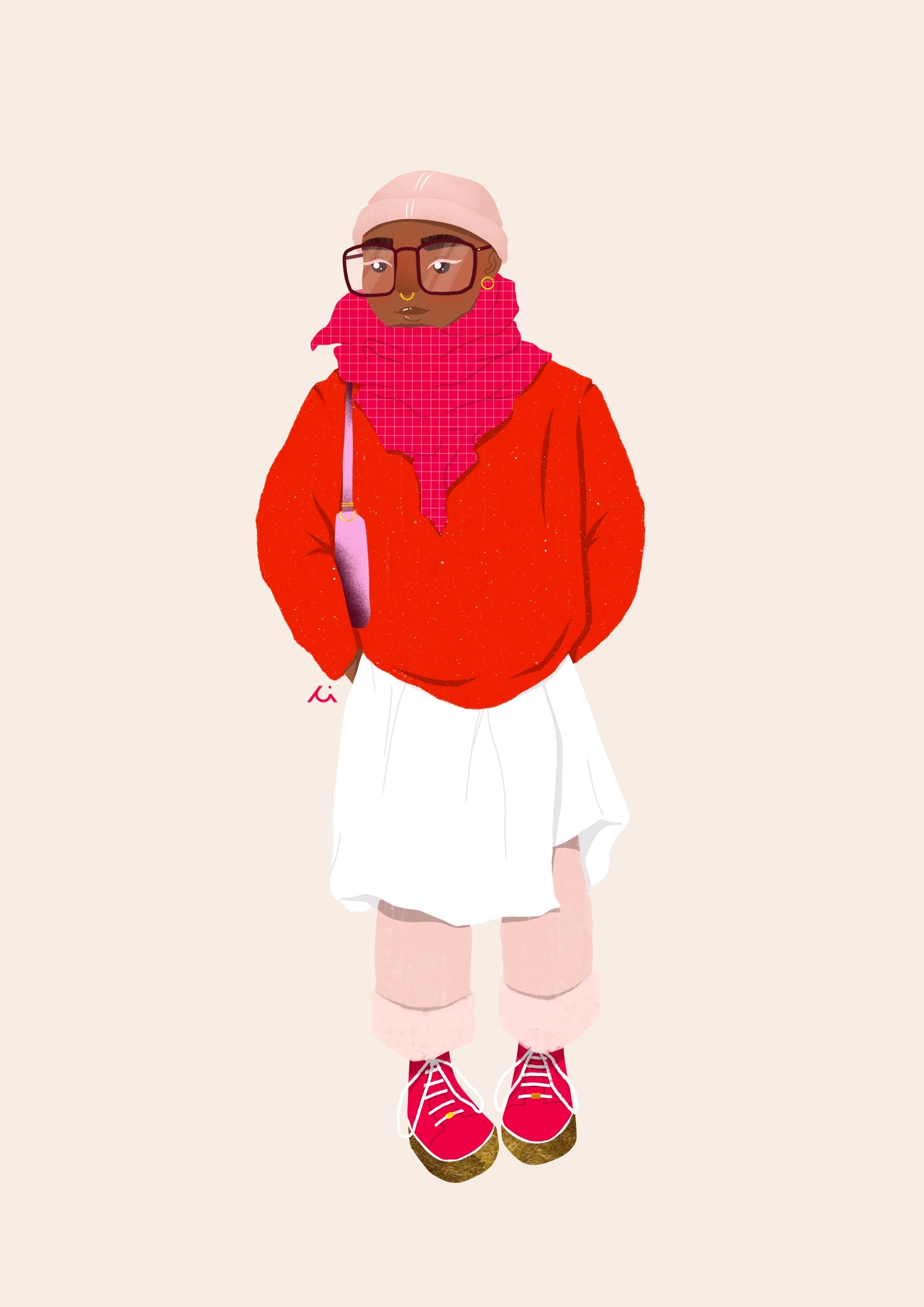 Illustrations personnalisées - Portrait personnalisé en pied