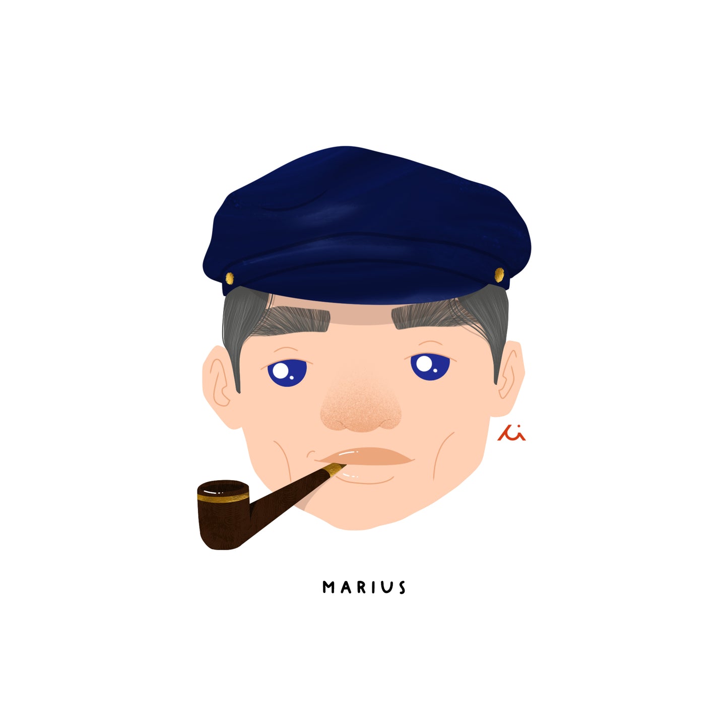 Illustrations personnalisées - Portrait personnalisé Visage