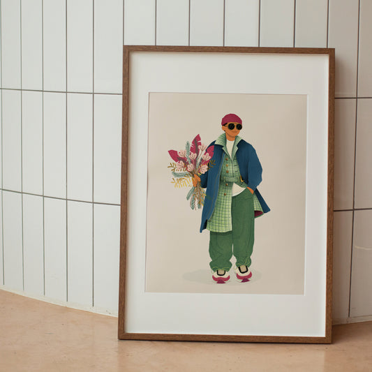 Illustrations personnalisées - Portrait personnalisé en pied