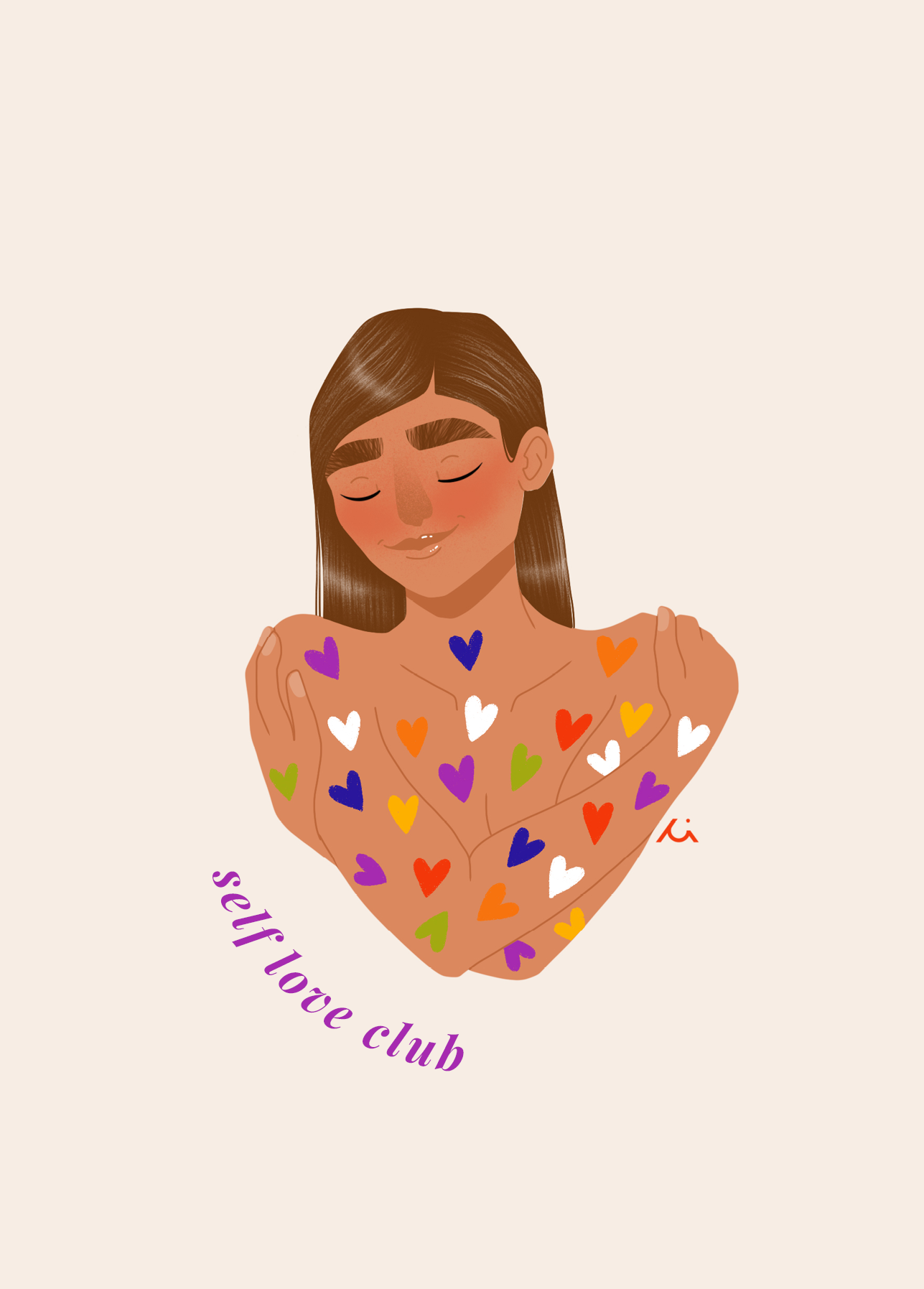 Carte Self Love violet