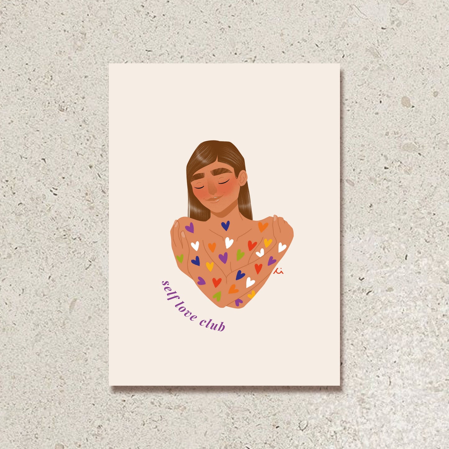 Carte Self Love violet