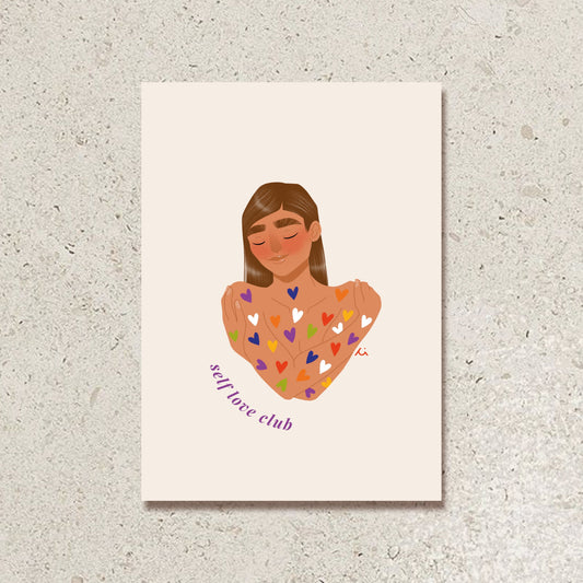 Carte Self Love violet