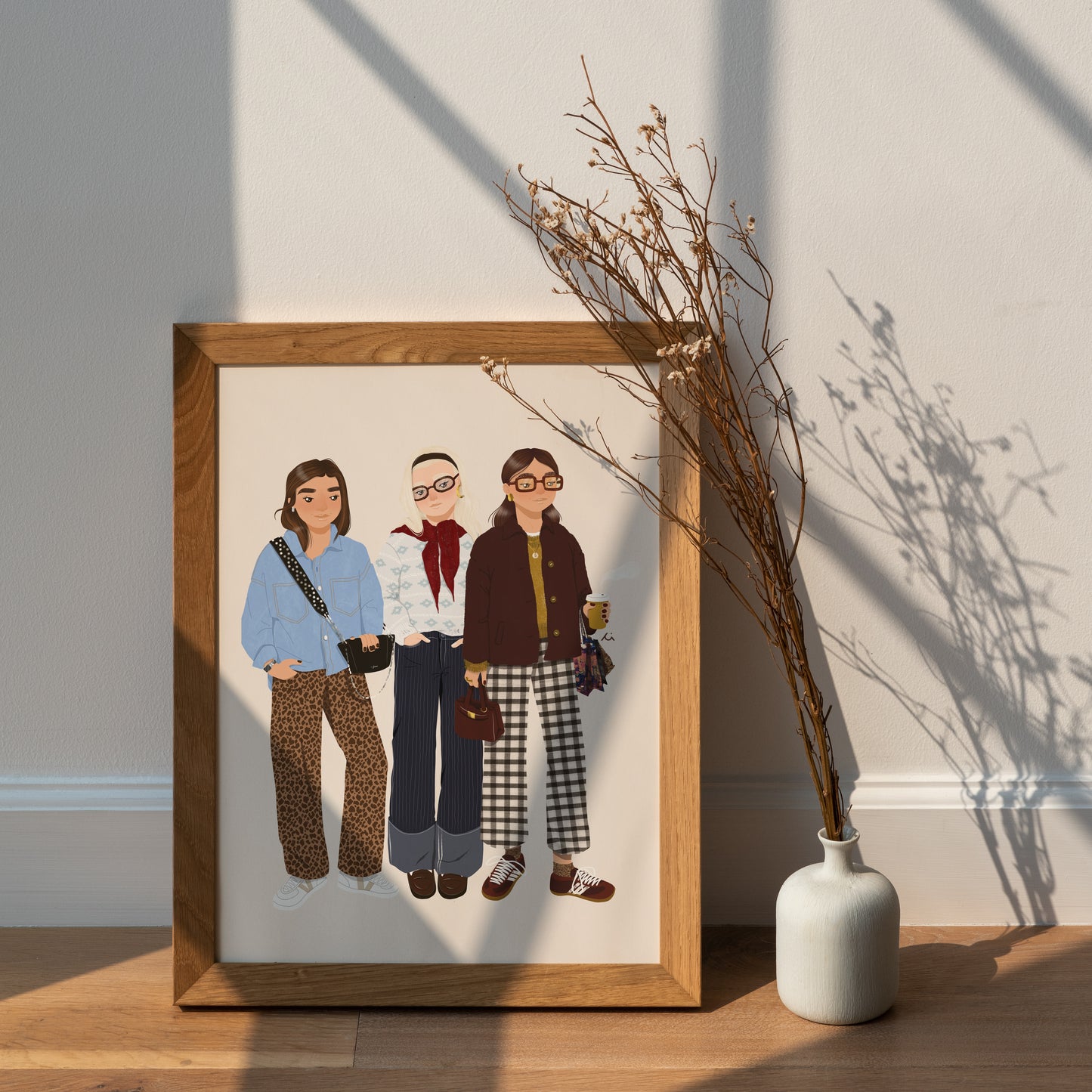 Illustrations personnalisées - Portrait personnalisé en pied